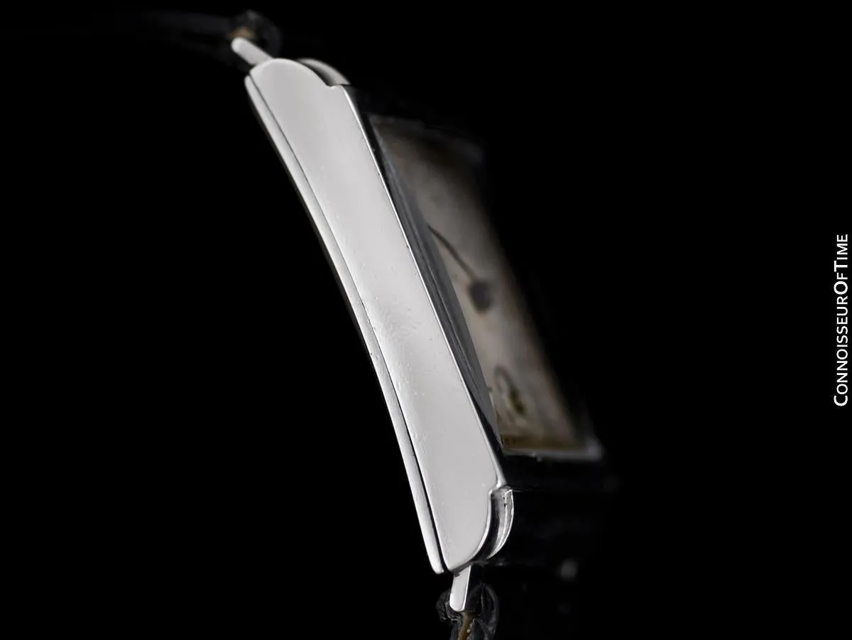 1934 Rolex Art Deco Mens "Prince Elegante" Ref. 2536 Watch - Stainless Steel