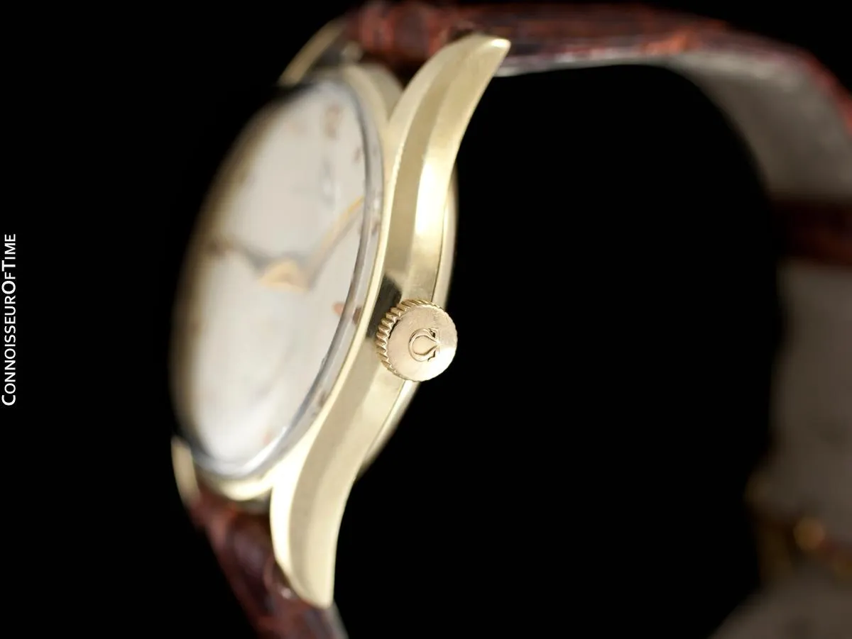 1950 Omega Vintage Mens 30T2 Based Dress Watch - 14K Solid Gold