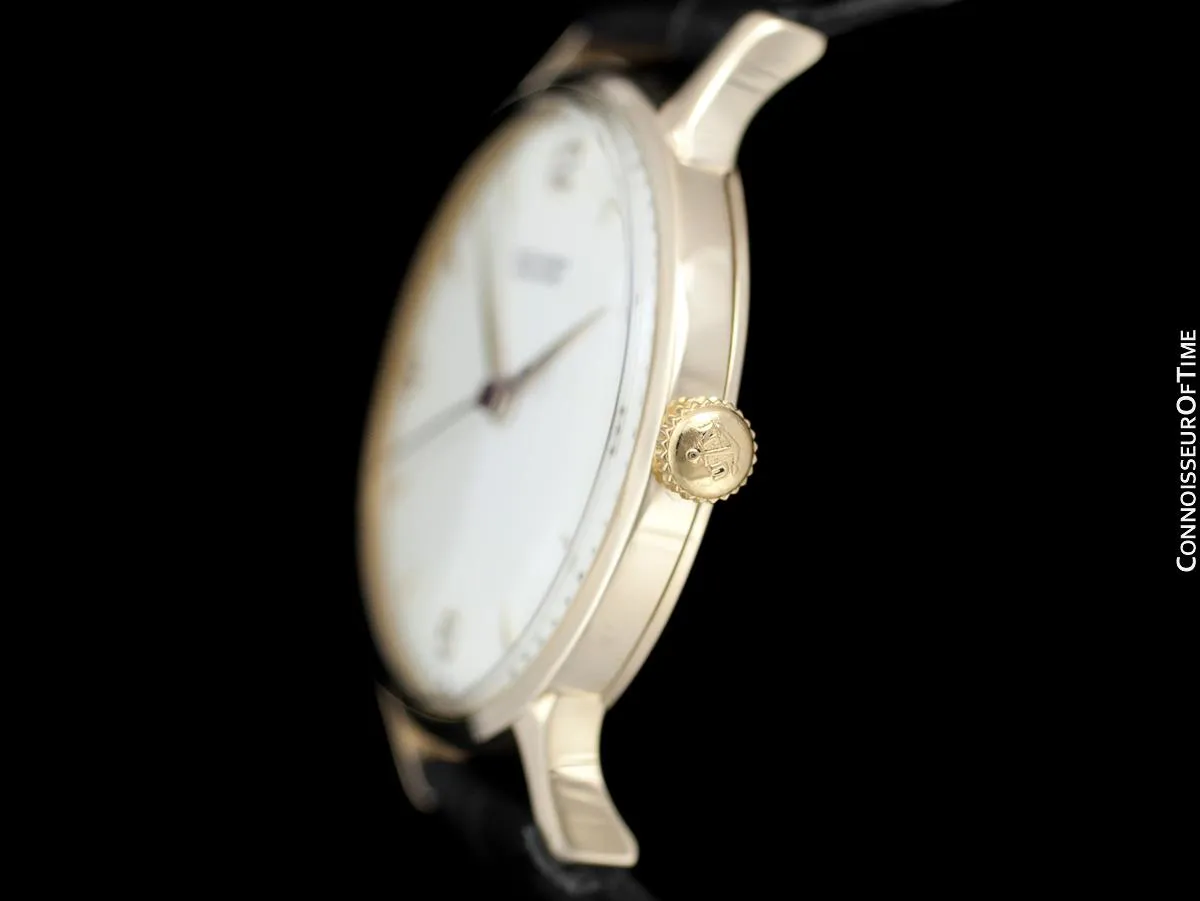 1950's Ulysse Nardin Vintage Mens Full Size Watch - 18K Gold