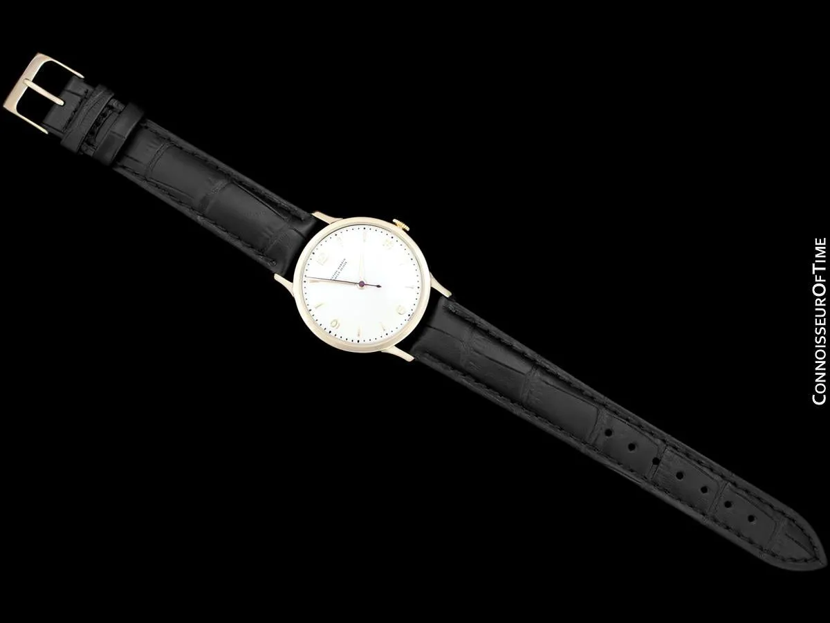 1950's Ulysse Nardin Vintage Mens Full Size Watch - 18K Gold