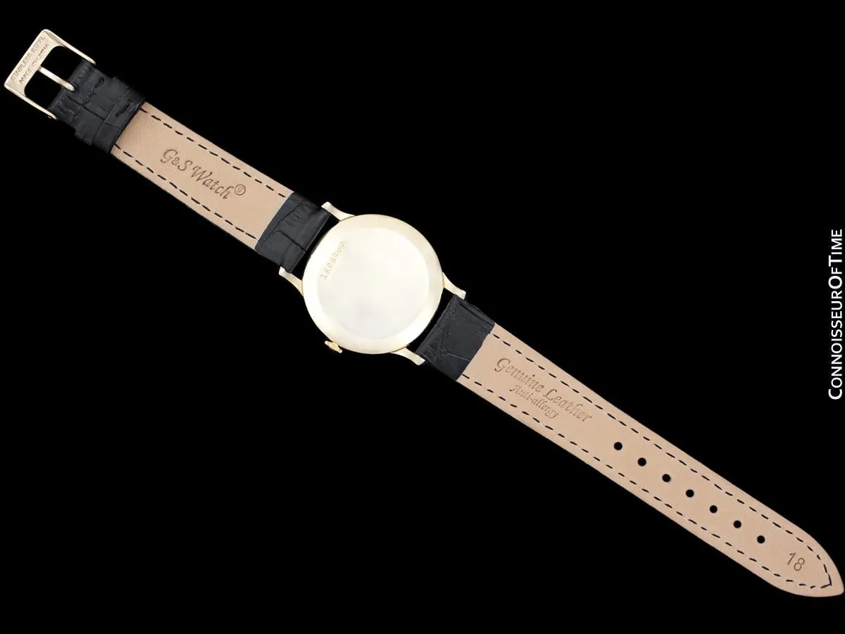 1950's Ulysse Nardin Vintage Mens Full Size Watch - 18K Gold