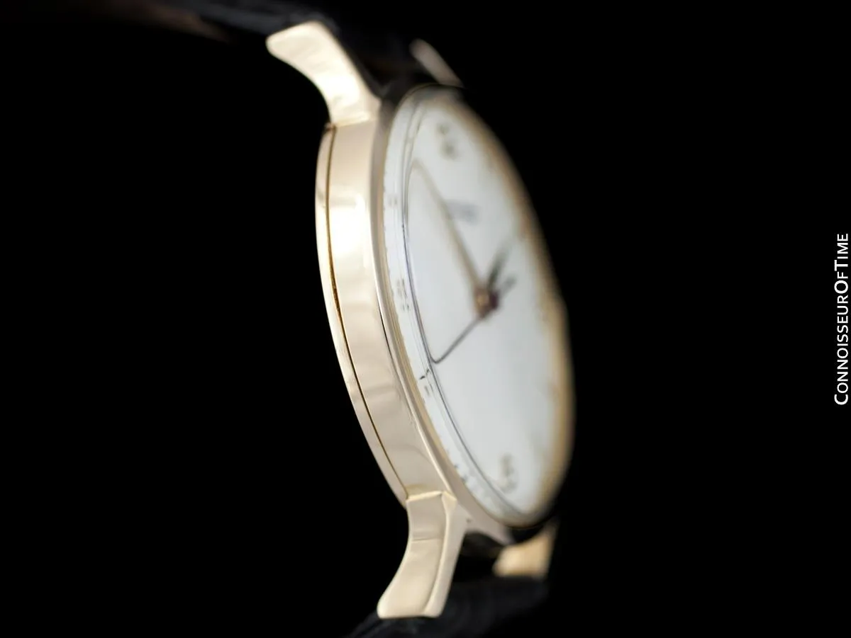 1950's Ulysse Nardin Vintage Mens Full Size Watch - 18K Gold