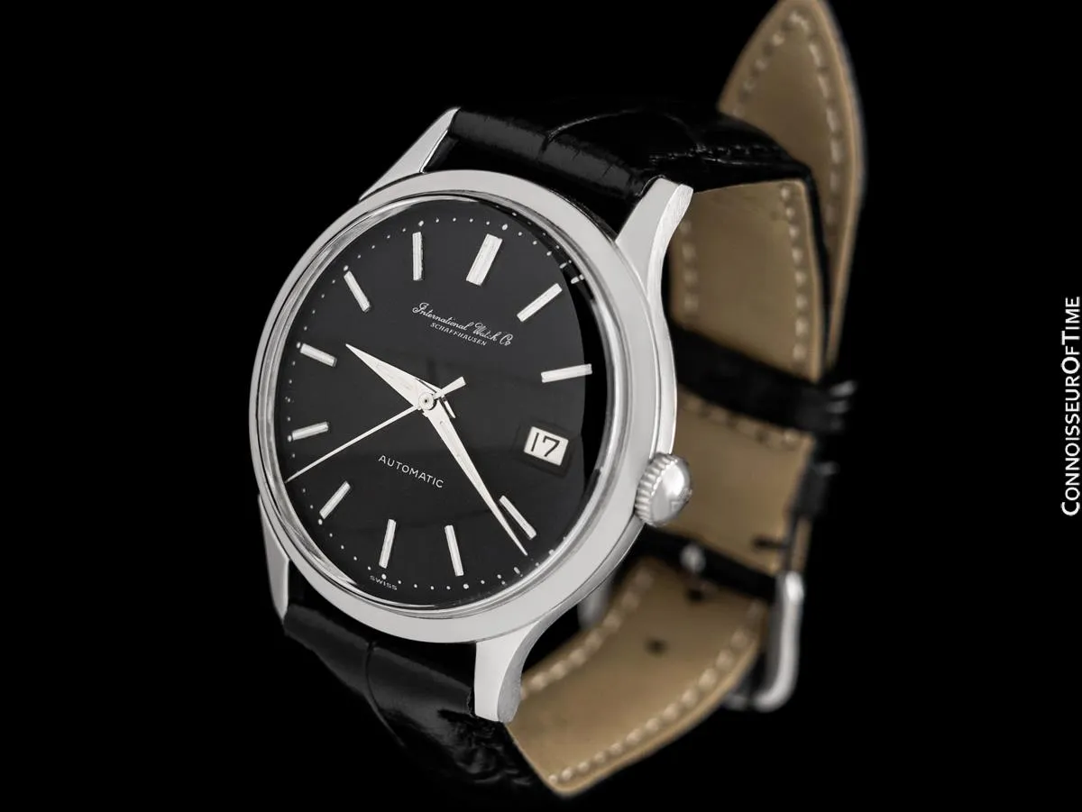 1967 IWC Vintage Mens Uncommon Oversized Watch, Cal. 8531 Automatic with Date - Stainless Steel