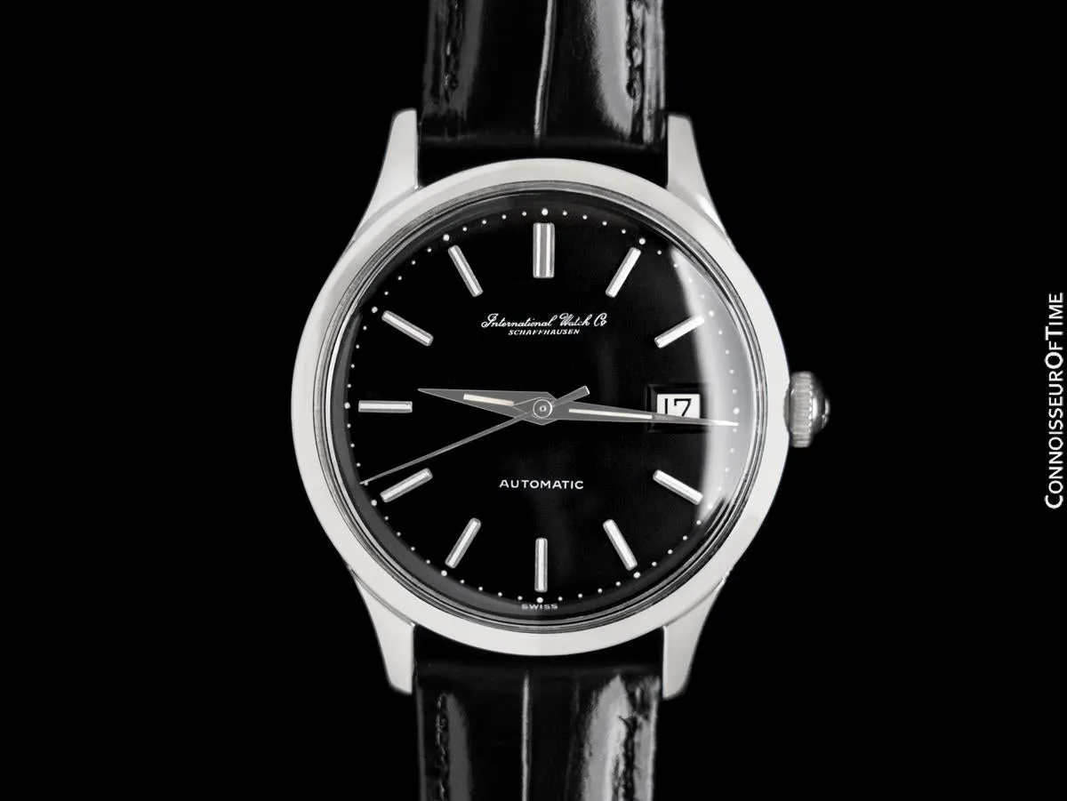 1967 IWC Vintage Mens Uncommon Oversized Watch, Cal. 8531 Automatic with Date - Stainless Steel