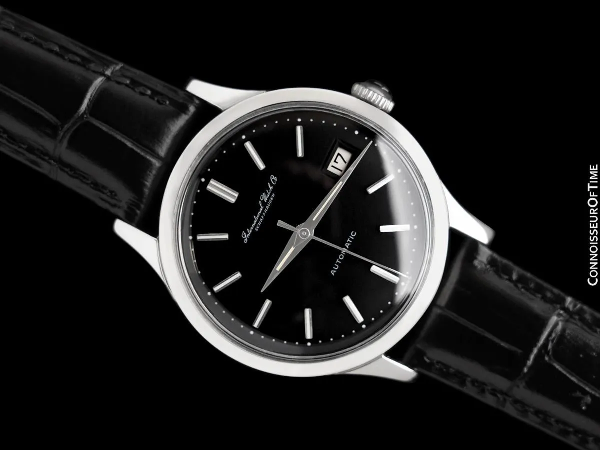 1967 IWC Vintage Mens Uncommon Oversized Watch, Cal. 8531 Automatic with Date - Stainless Steel