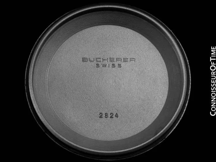 1970's Bucherer Vintage Mens Officially Certified Chronometer Watch - Stainless Steel