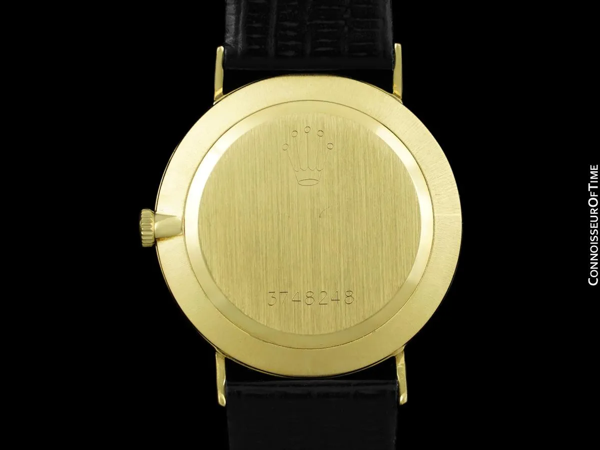 1974 Rolex Cellini Vintage Mens Handwound Ref. 3833 Watch - 18K Gold