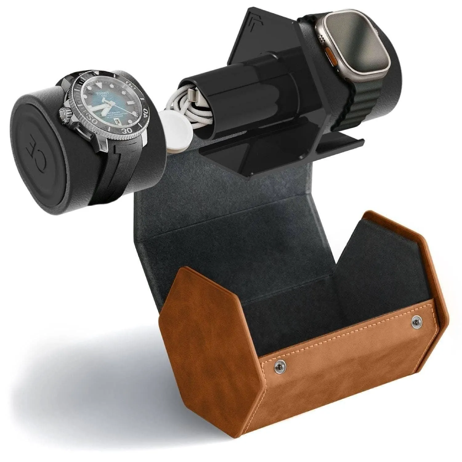 2-Slot Travel Watch Roll