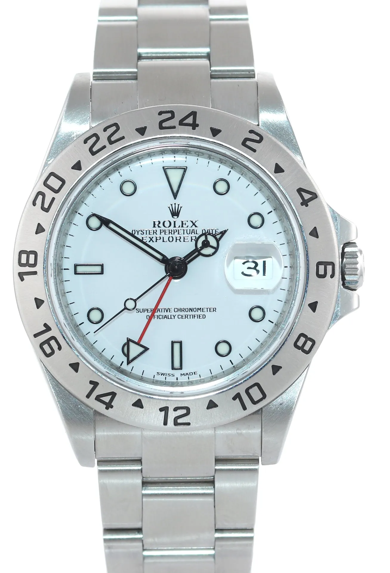 2008 ENGRAVED REHAUT Rolex Explorer II 16570 Polar 40mm Date 3186 Watch Box