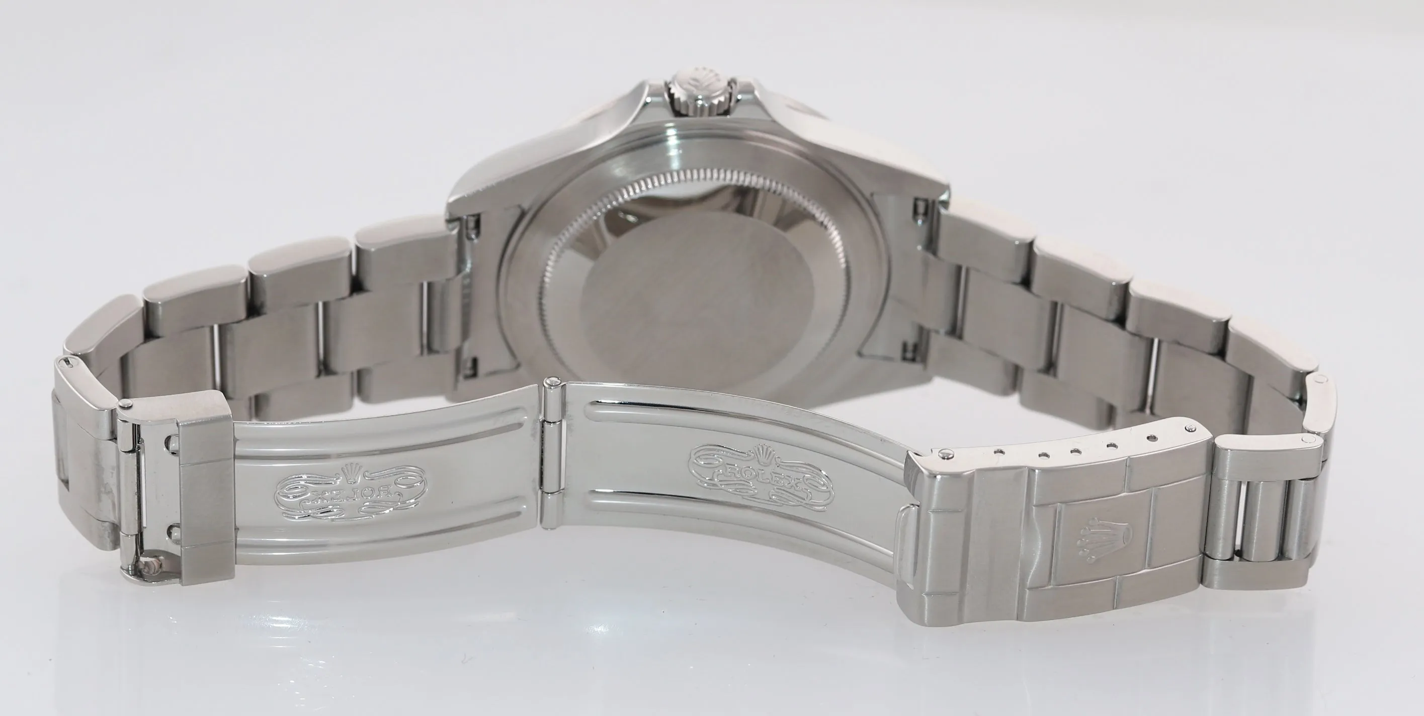 2008 PAPERS Rolex Explorer II 16570 Polar White Dial Steel 40mm 3186 Watch Box
