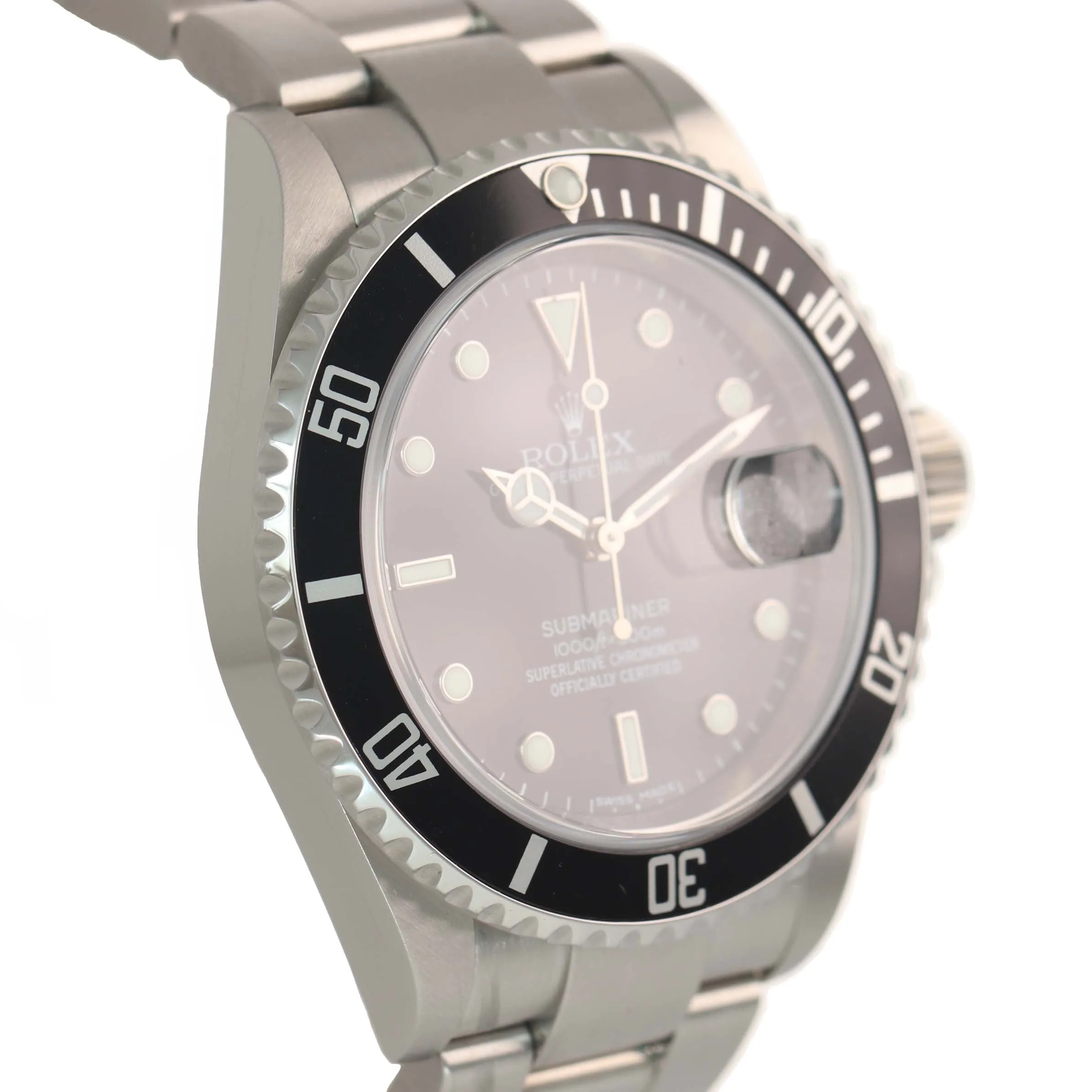 2009 ENGRAVED REHAUT PAPERS Rolex Submariner Date 16610 Steel 40mm Watch Box