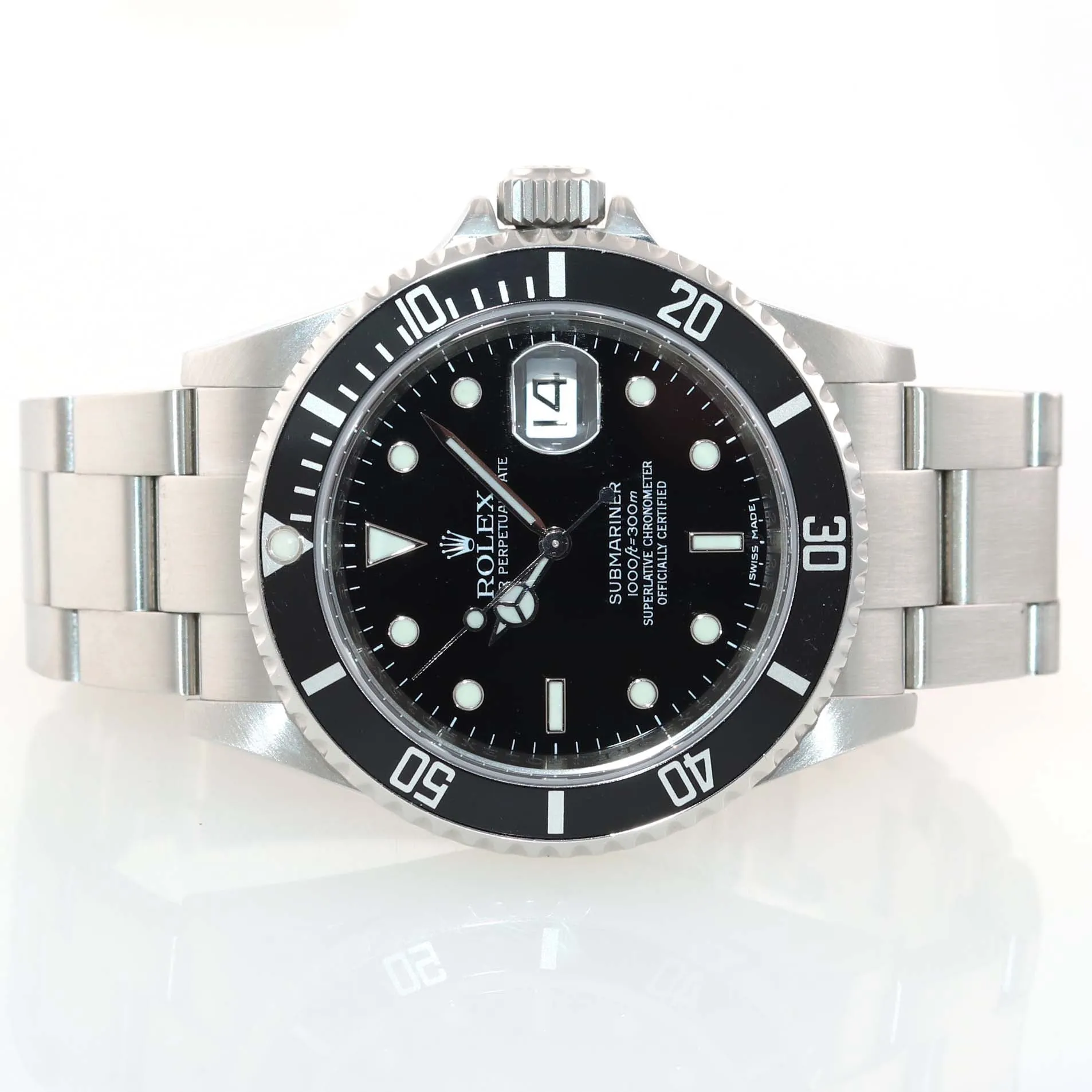 2009 ENGRAVED REHAUT PAPERS Rolex Submariner Date 16610 Steel 40mm Watch Box