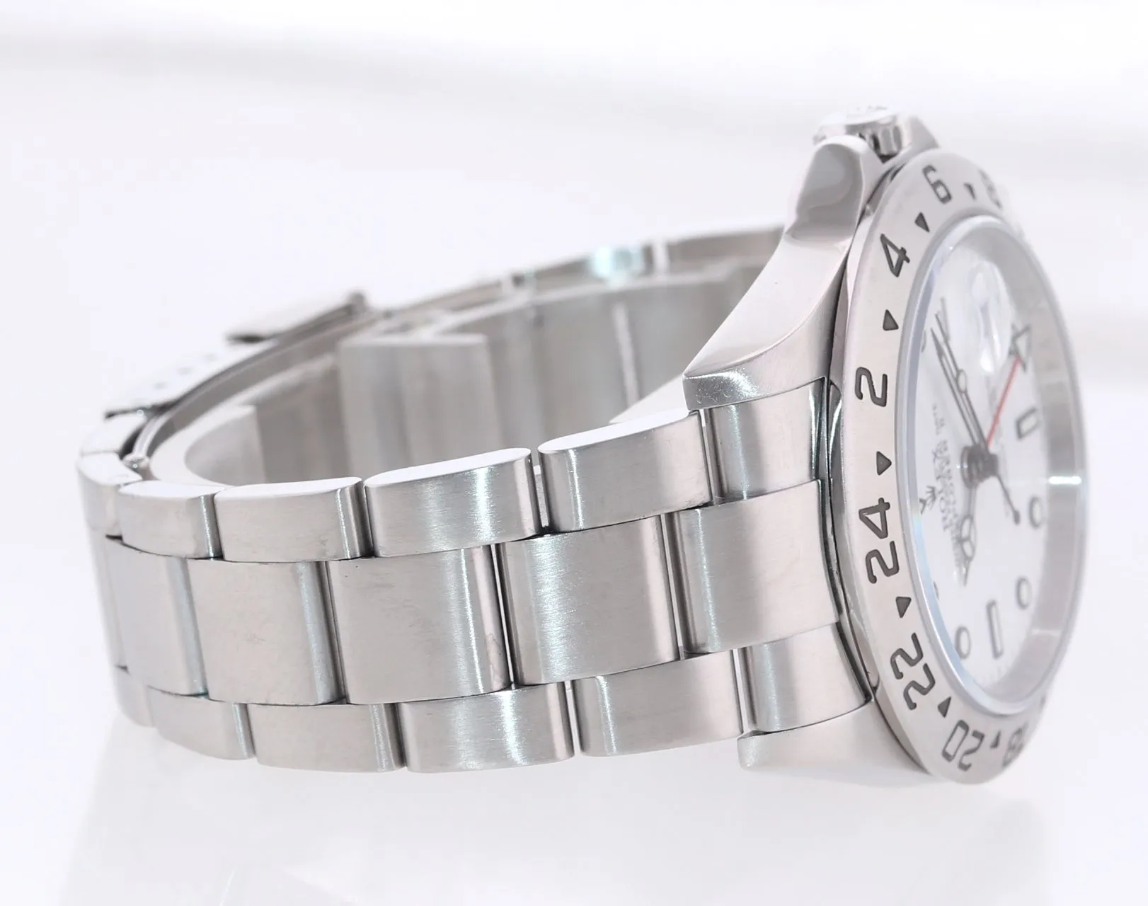 2010 ENGRAVED REHAUT Rolex Explorer II 3186 Polar 40mm 16570 Date Watch Box
