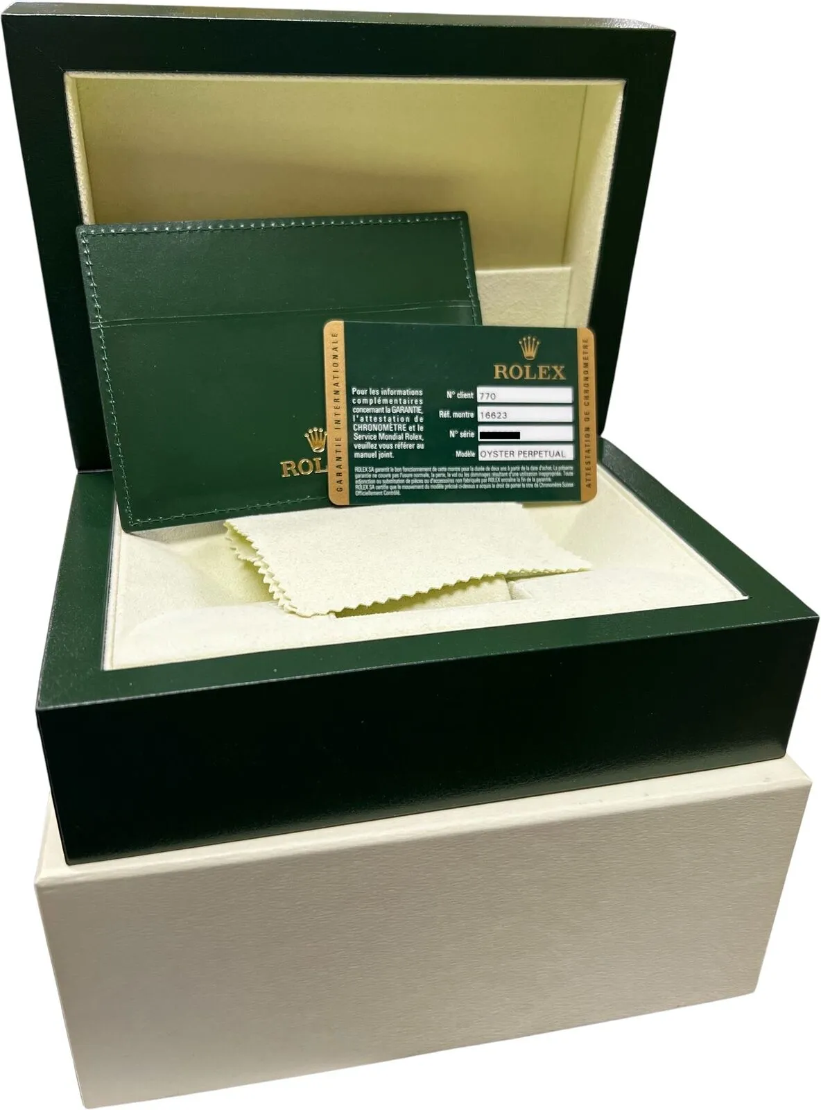 2011 REHAUT Rolex Yacht-Master 40mm 18K Two-Tone Gold White Dial Watch 16623 B P