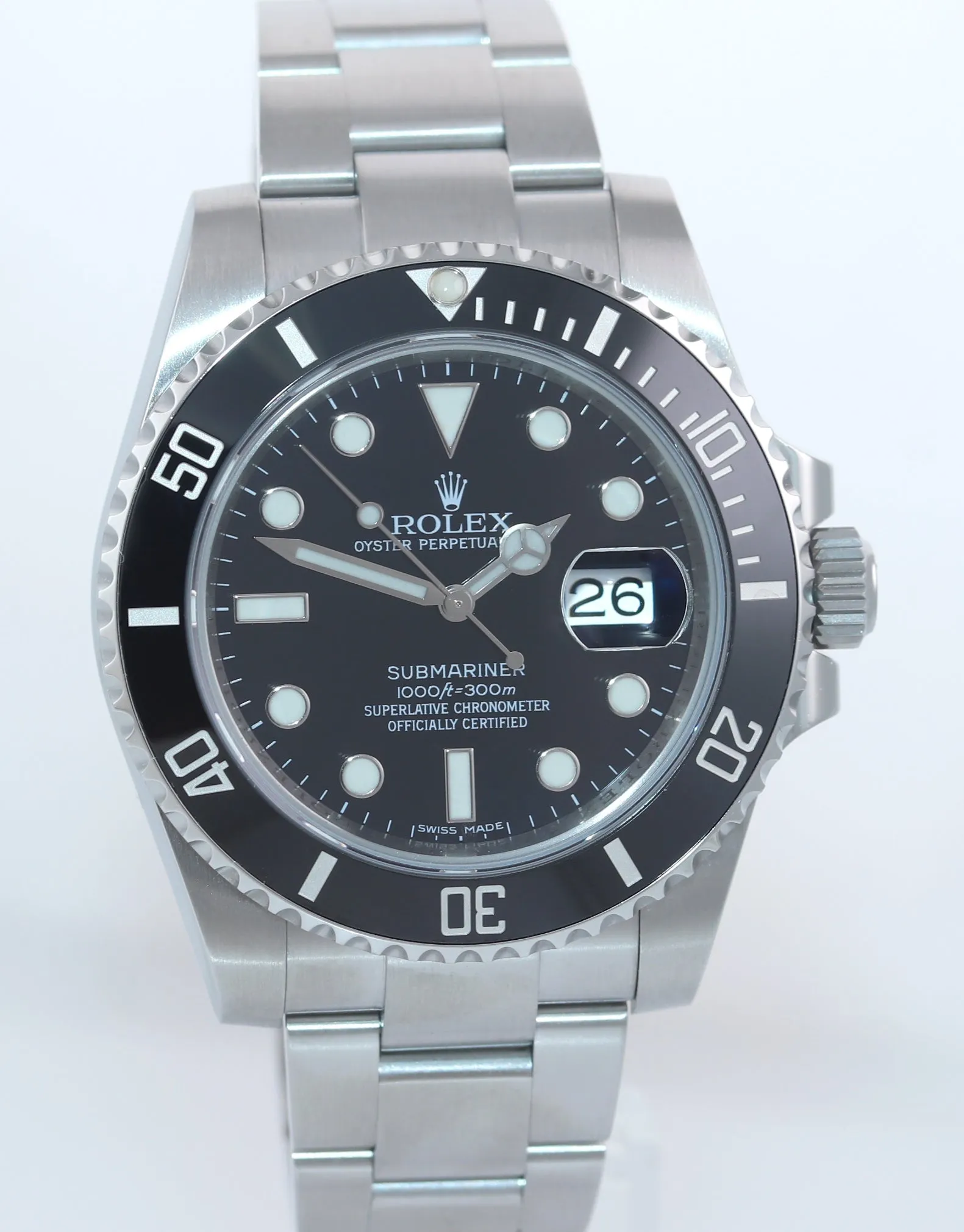 2018-2020 Rolex Submariner Date 116610 Steel Black Ceramic Bezel 40mm Watch Box