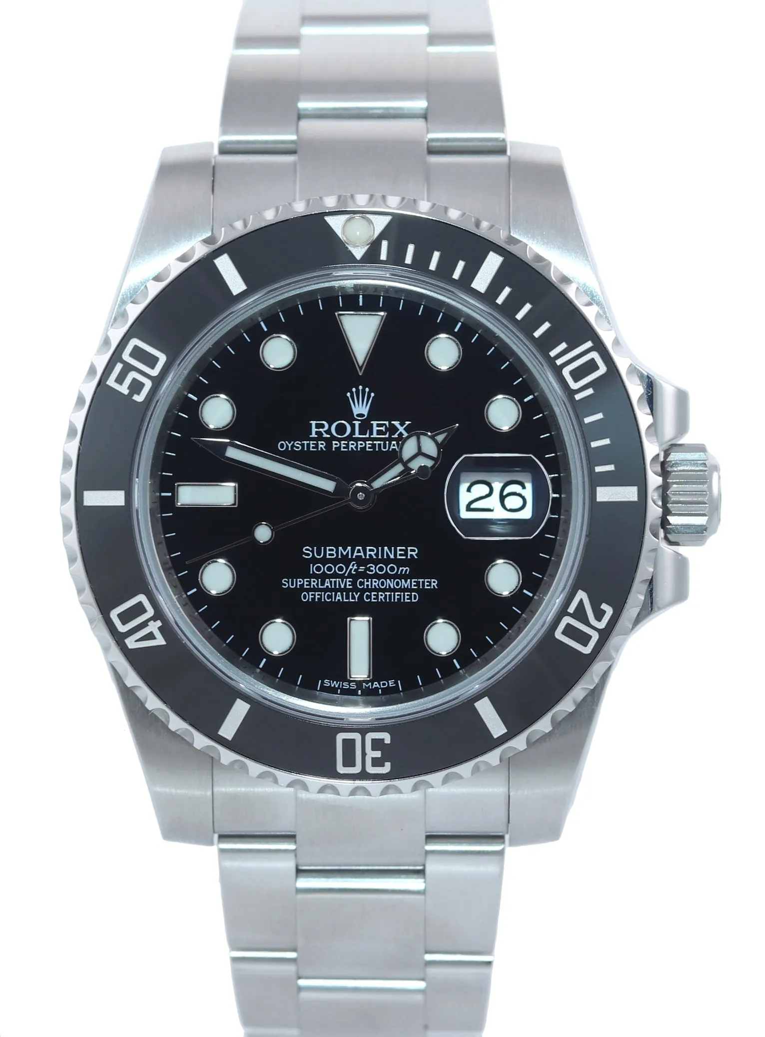 2018-2020 Rolex Submariner Date 116610 Steel Black Ceramic Bezel 40mm Watch Box