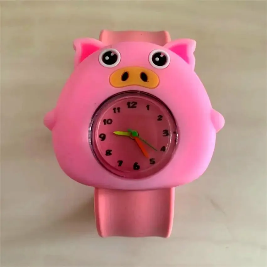 30 Styles Digital Slap Children Kids Watch Cute 3D Cartoon Animal Wrist Watches For Boys Girls Gifts Kids Quartz Wristwatches