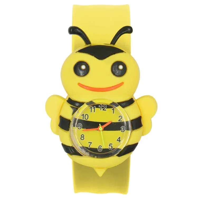 30 Styles Digital Slap Children Kids Watch Cute 3D Cartoon Animal Wrist Watches For Boys Girls Gifts Kids Quartz Wristwatches