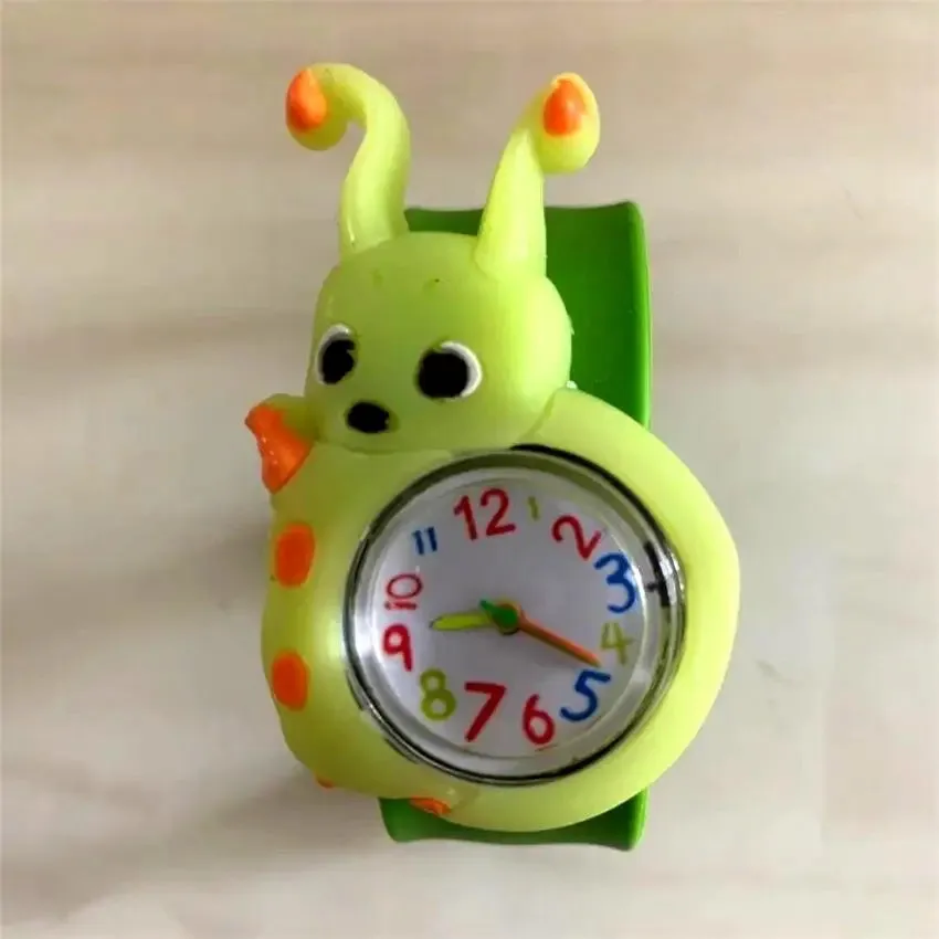 30 Styles Digital Slap Children Kids Watch Cute 3D Cartoon Animal Wrist Watches For Boys Girls Gifts Kids Quartz Wristwatches