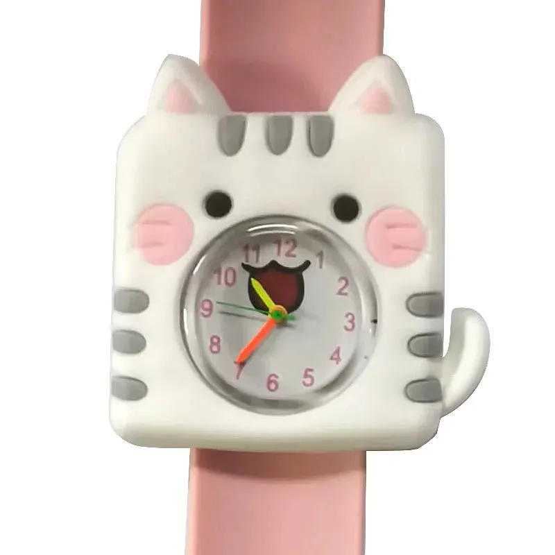 30 Styles Digital Slap Children Kids Watch Cute 3D Cartoon Animal Wrist Watches For Boys Girls Gifts Kids Quartz Wristwatches