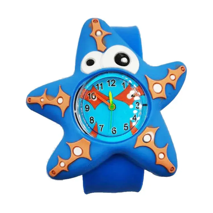 30 Styles Digital Slap Children Kids Watch Cute 3D Cartoon Animal Wrist Watches For Boys Girls Gifts Kids Quartz Wristwatches