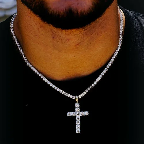 3MM TENNIS CHAIN IN WHITE GOLD