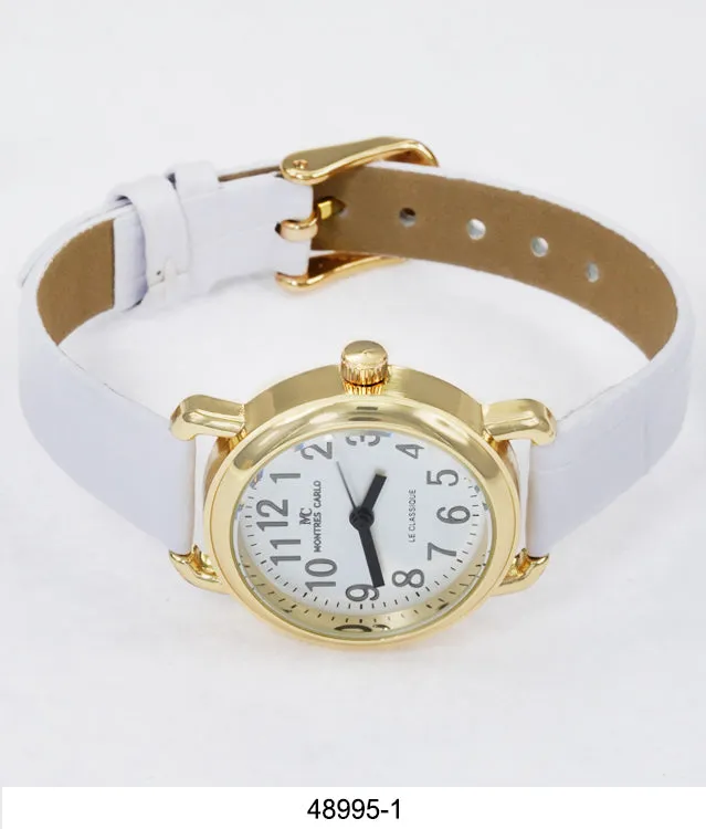 4899 - Vegan Leather Band Watch