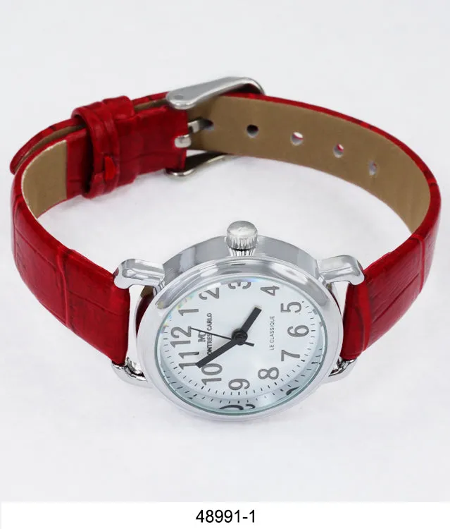 4899 - Vegan Leather Band Watch