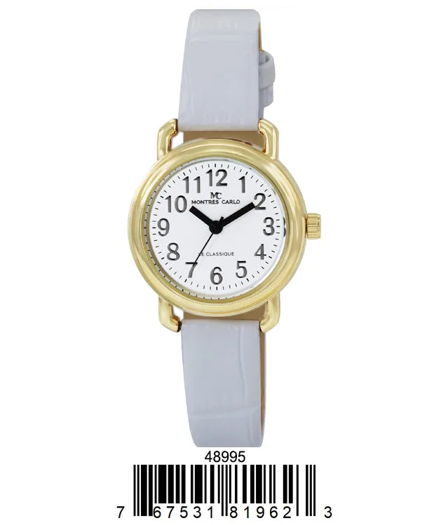 4899 - Vegan Leather Band Watch