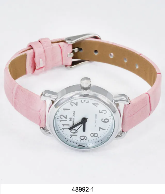 4899 - Vegan Leather Band Watch