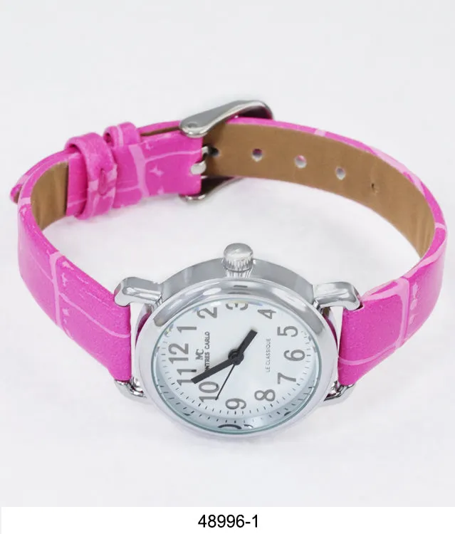 4899 - Vegan Leather Band Watch