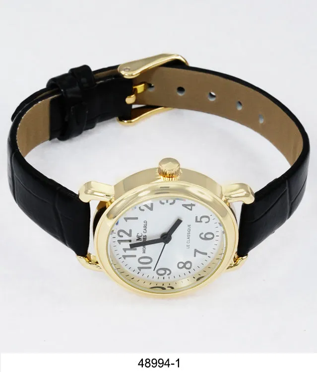 4899 - Vegan Leather Band Watch