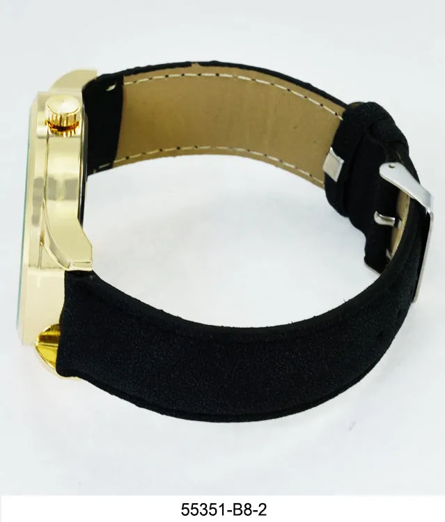 5535-B8 - Vegan Leather band watch Gift Box Edition