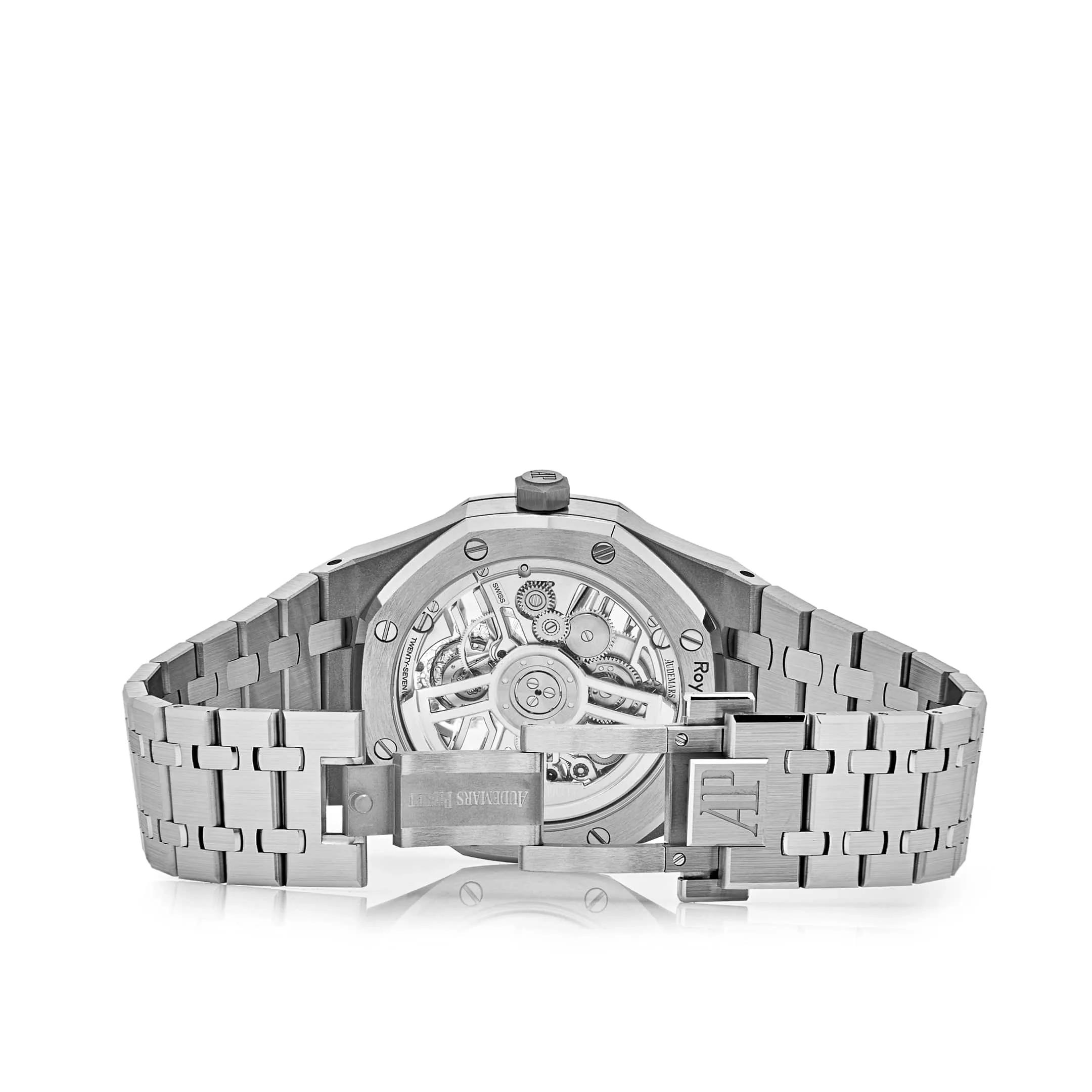 A&P Luxury Watches Royal Oak 26735ST.OO.1320ST.01 '50th Anniversary' Flying Tourbillon Stainless Steel Openworked