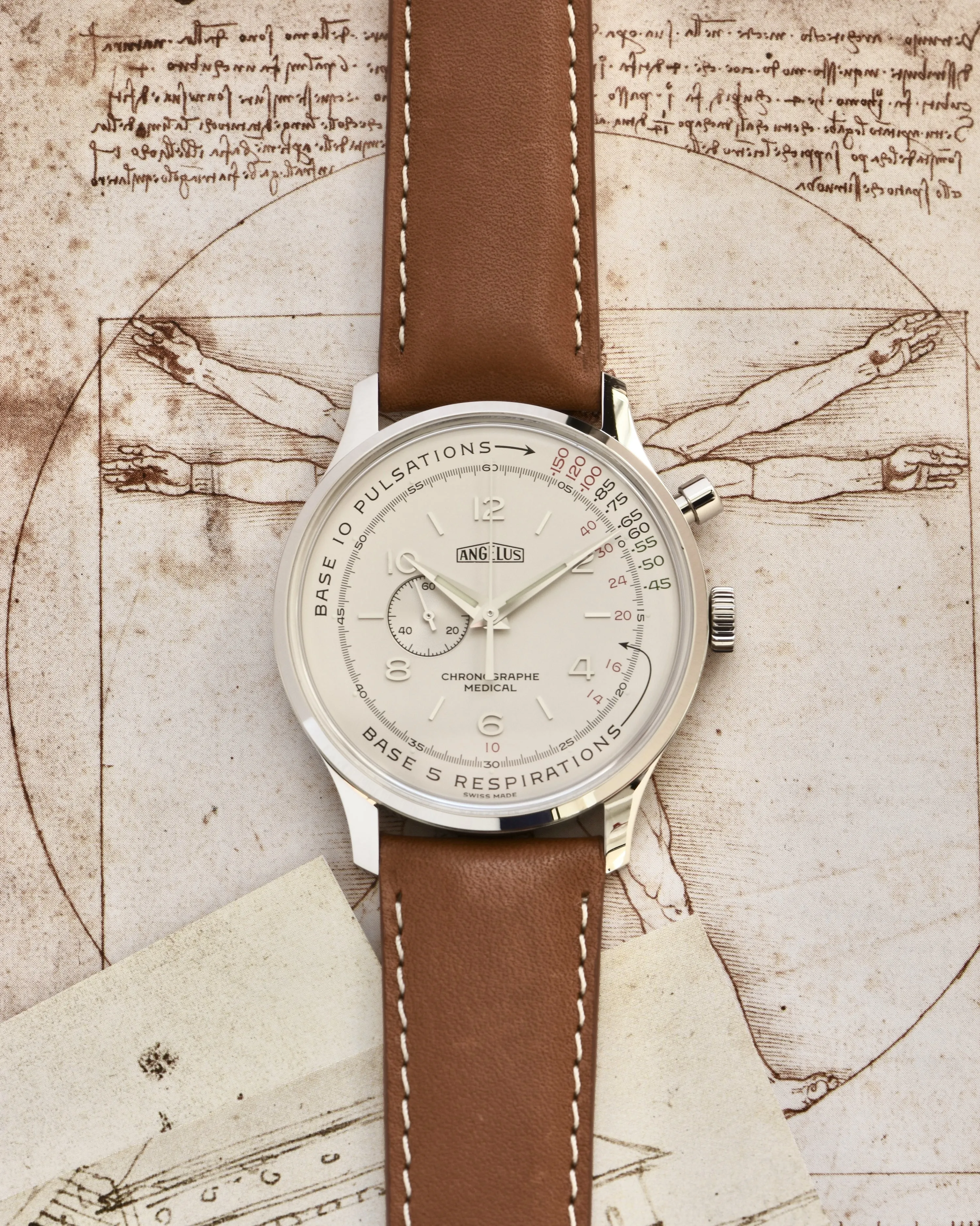 Angelus Chronographe Médical x Massena LAB