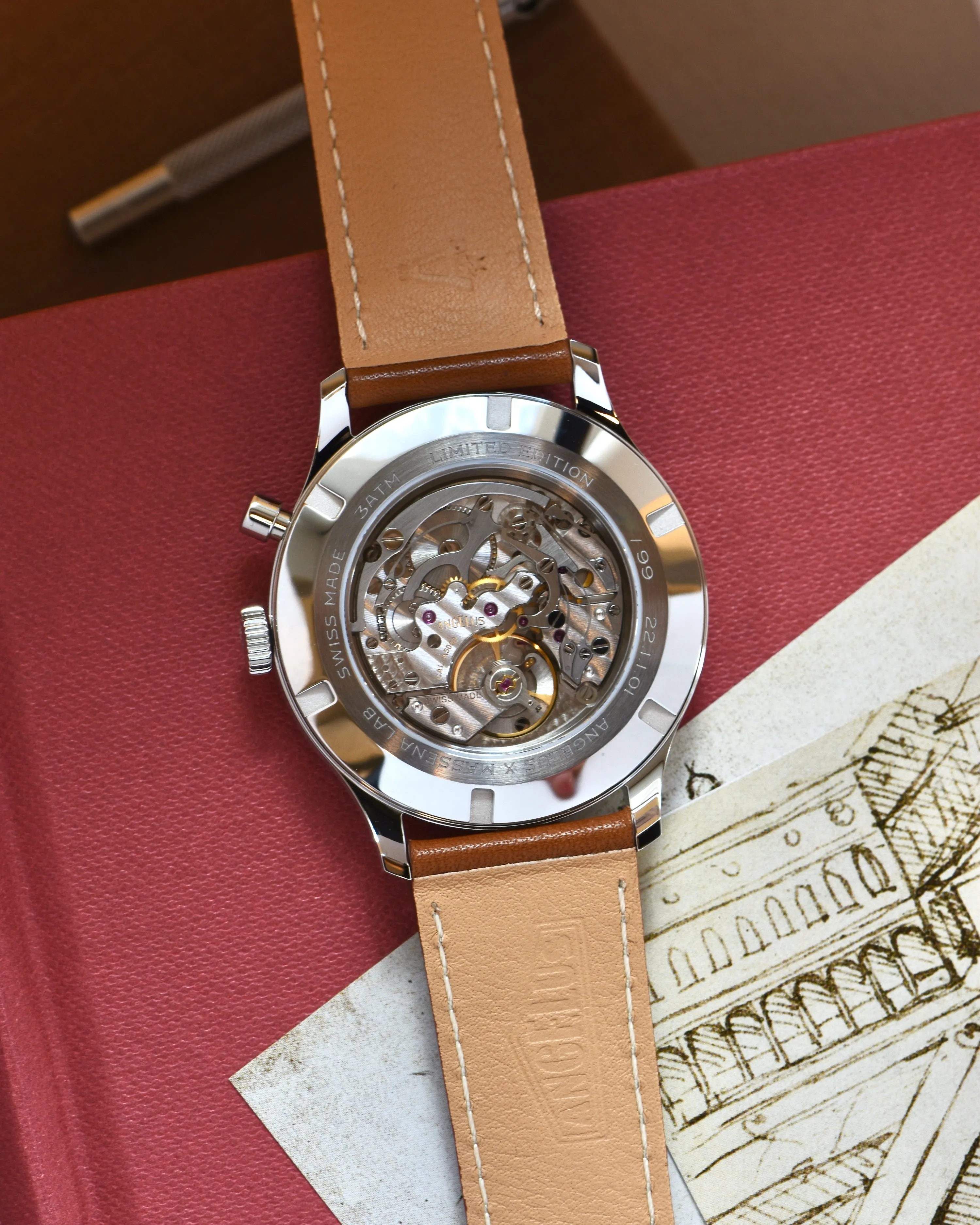 Angelus Chronographe Médical x Massena LAB