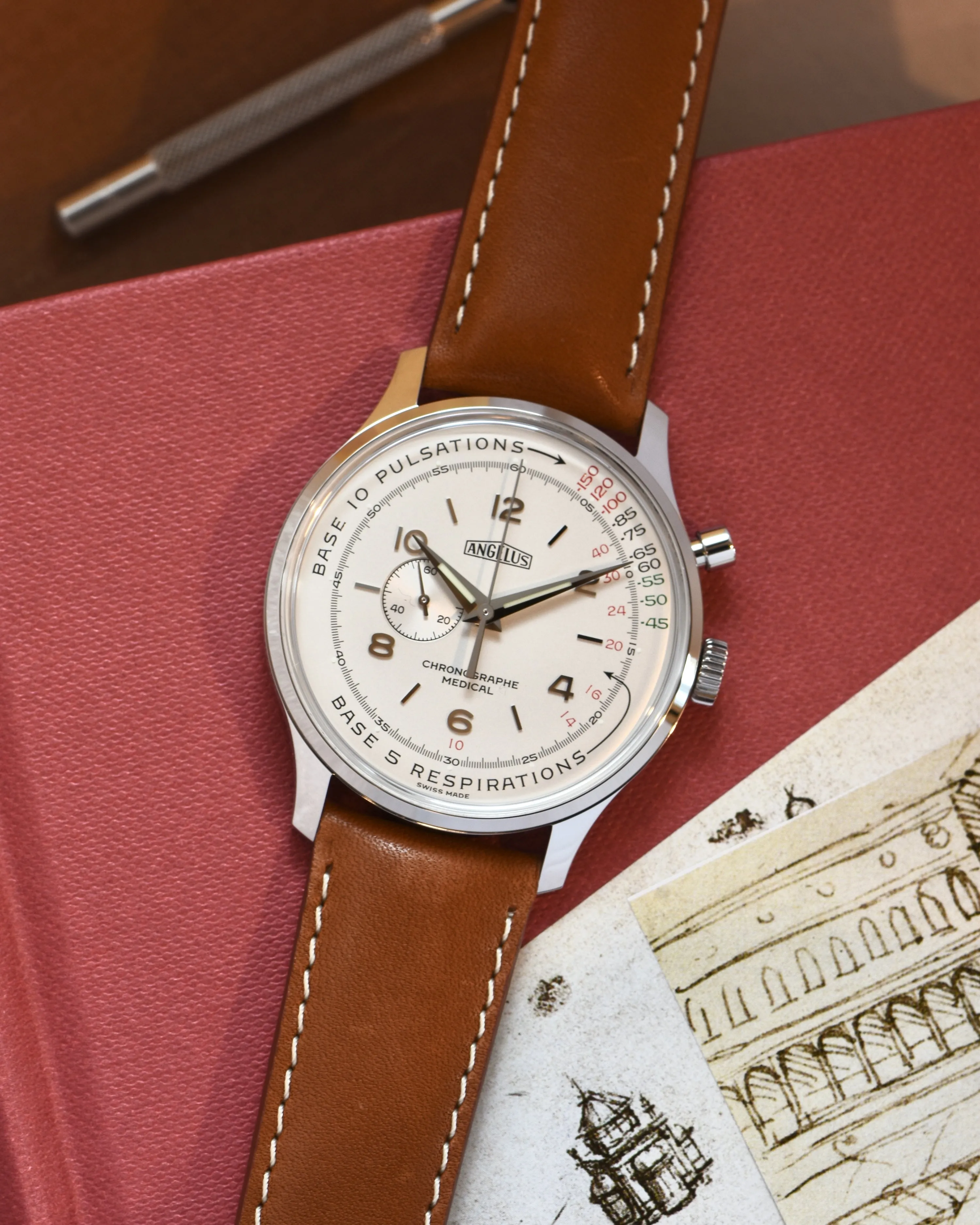 Angelus Chronographe Médical x Massena LAB