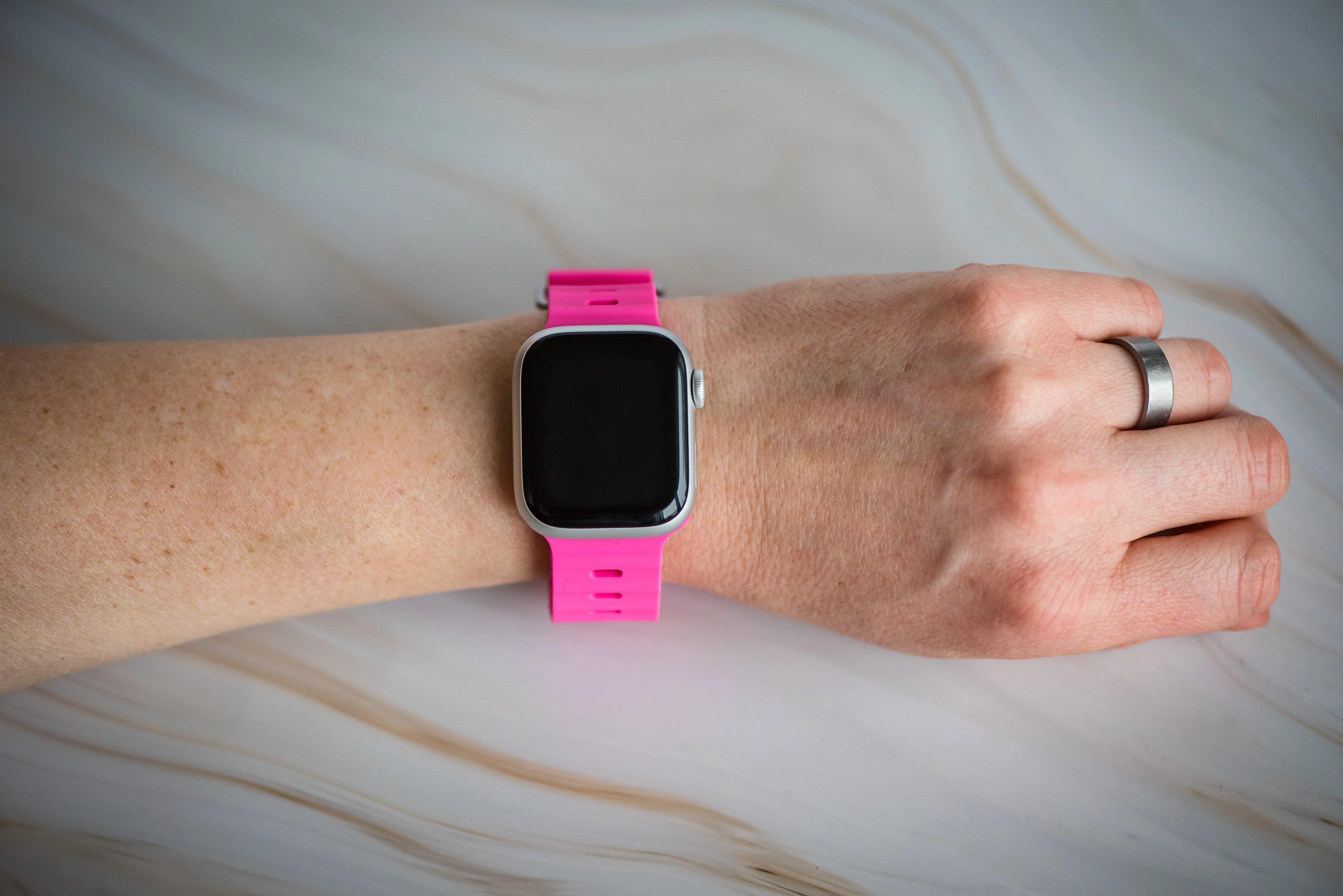 Apple Band - Silicone Oceanica - BMR Pink