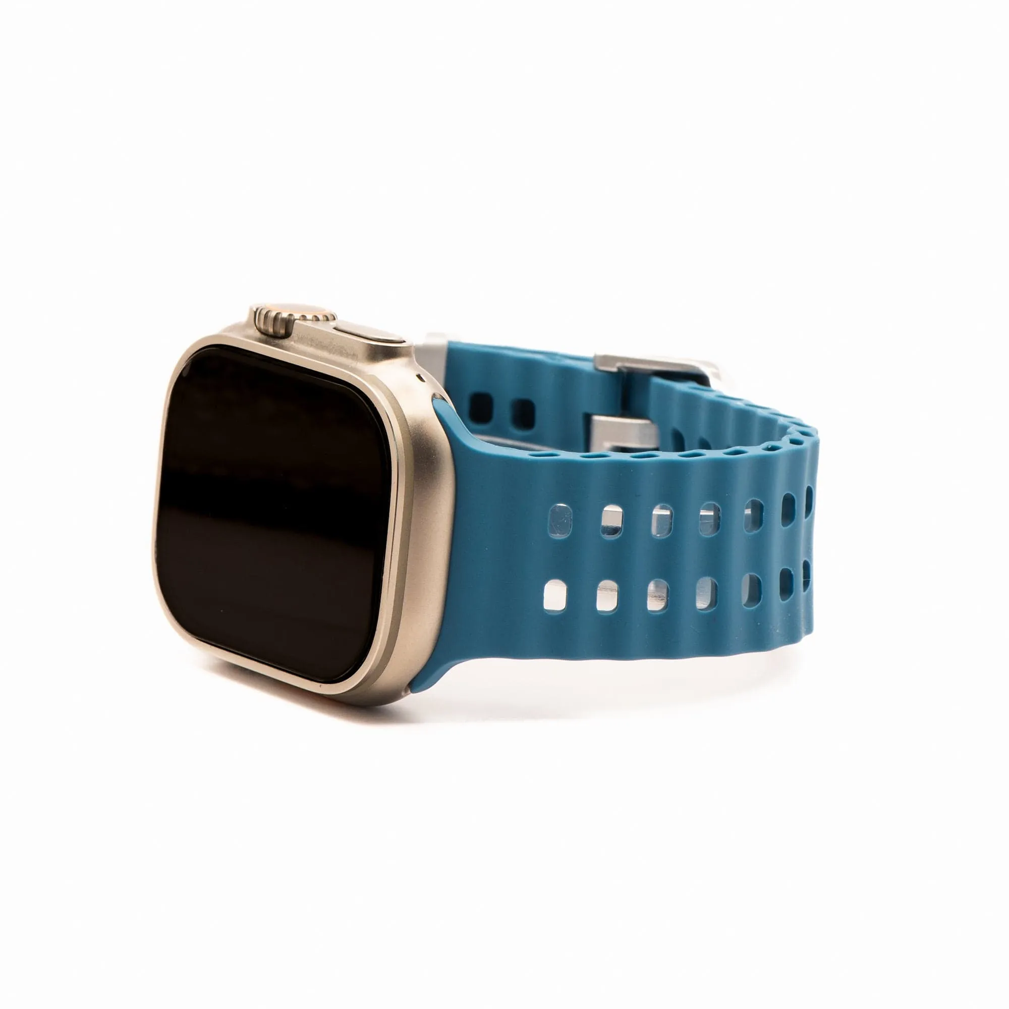 Apple Band - Silicone Wave - Slate blue
