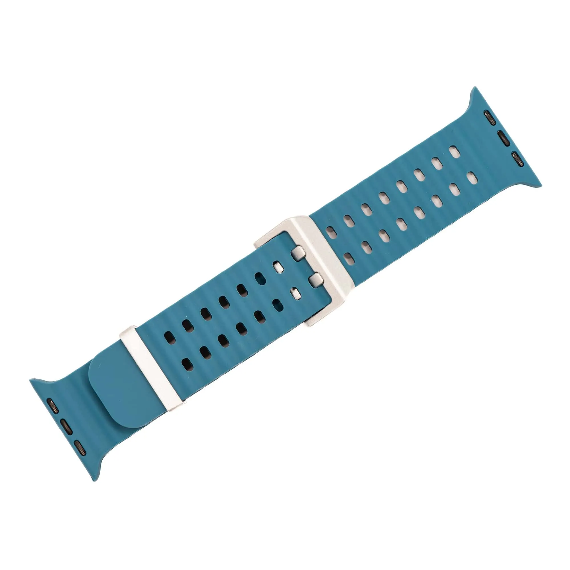 Apple Band - Silicone Wave - Slate blue