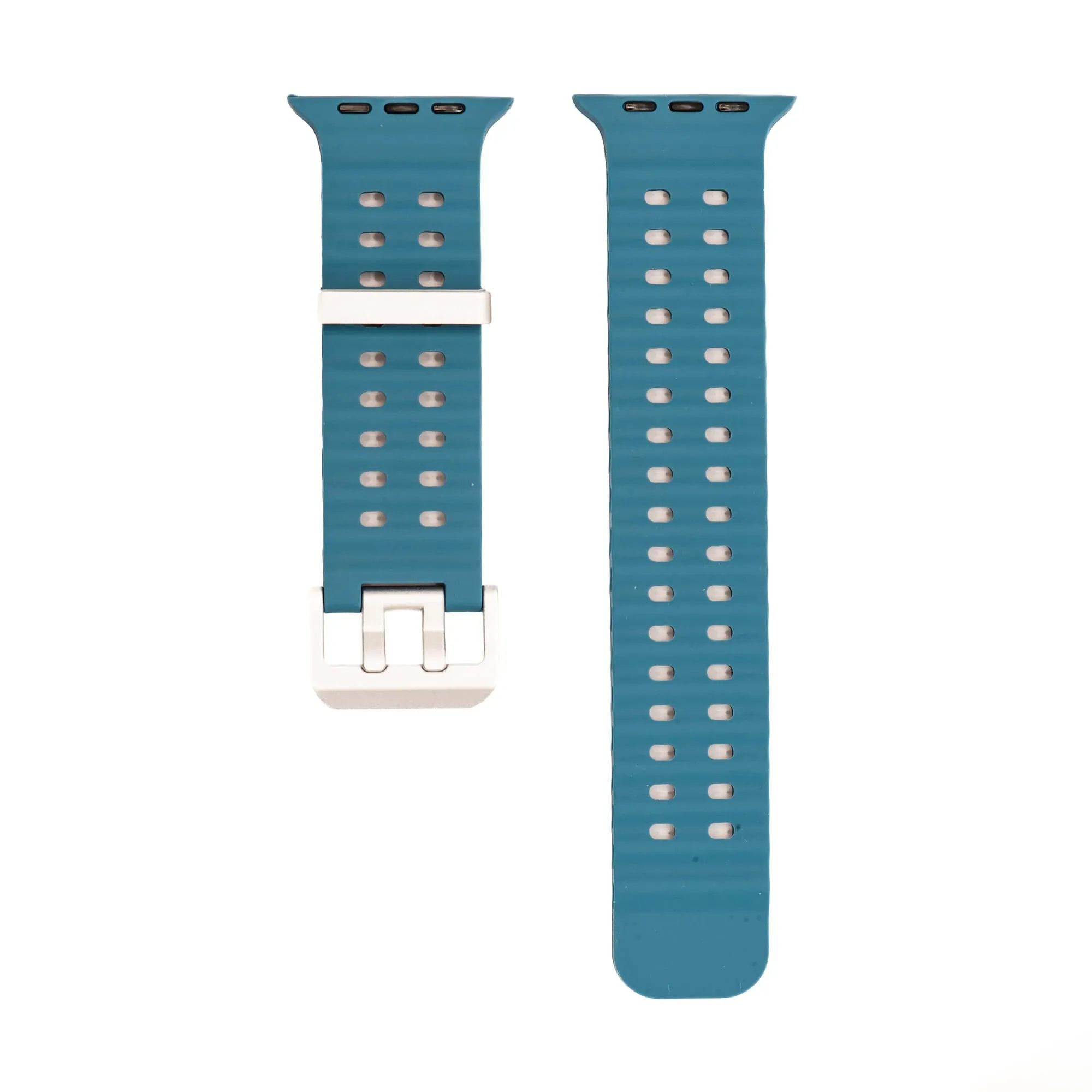Apple Band - Silicone Wave - Slate blue