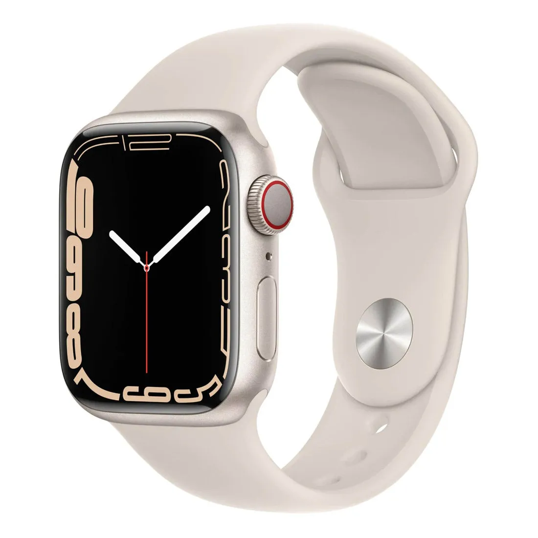 Apple Watch Series 7 GPS   Cellular, 45mm Starlight Aluminium Case with Starlight Sport Band - AU Version ( Refurbished Grade B)