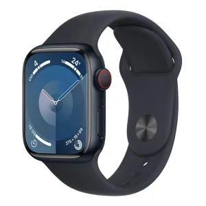 Apple Watch Series 9 45mm (GPS   Cellular) Midnight Aluminium Case with Midnight Sport Band (M/L) (Box Damage)