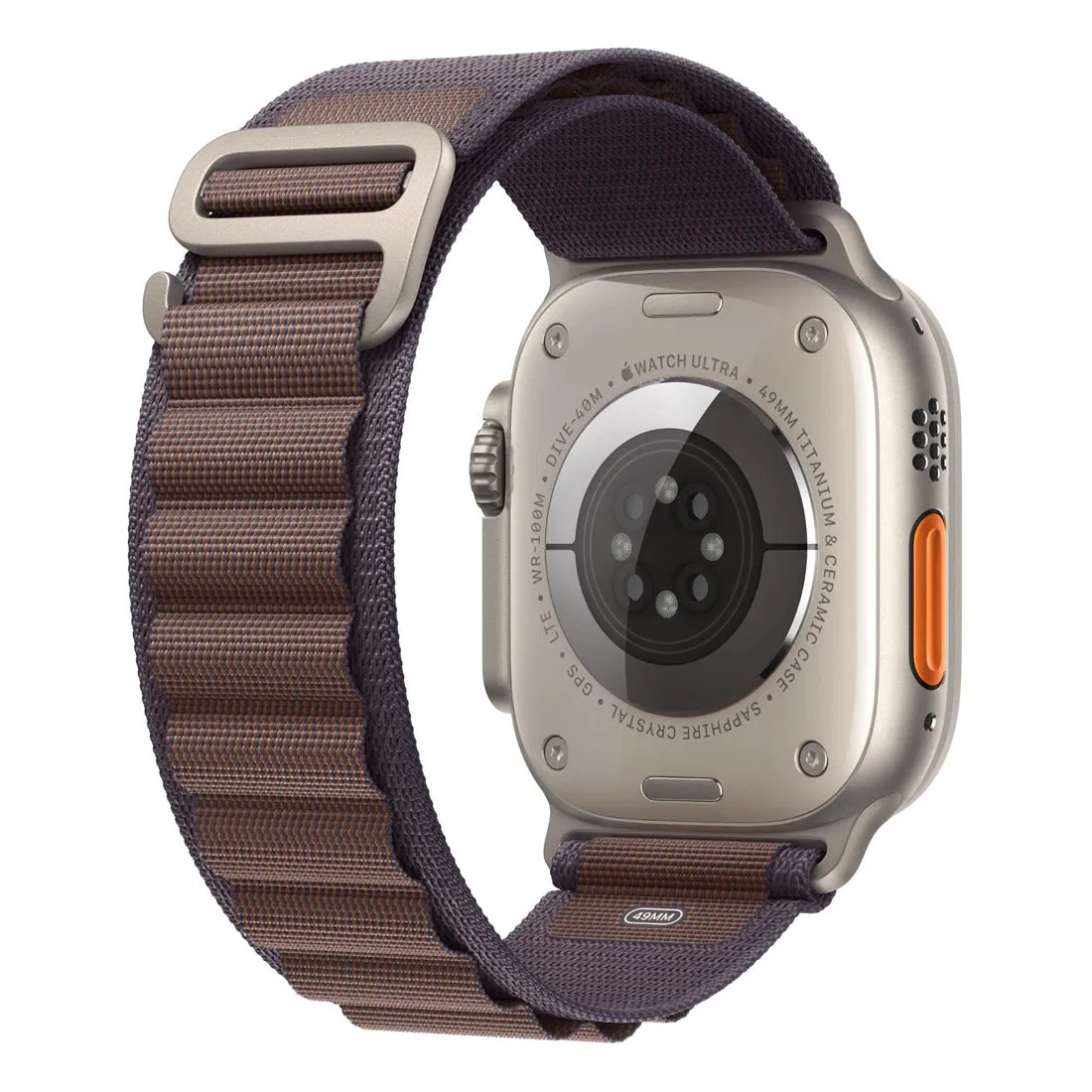 Apple Watch Ultra 2 49mm GPS   Cellular Titanium Case w/ Indigo Alpine Loop Medium - Pristine - Refurbished (AU Version)