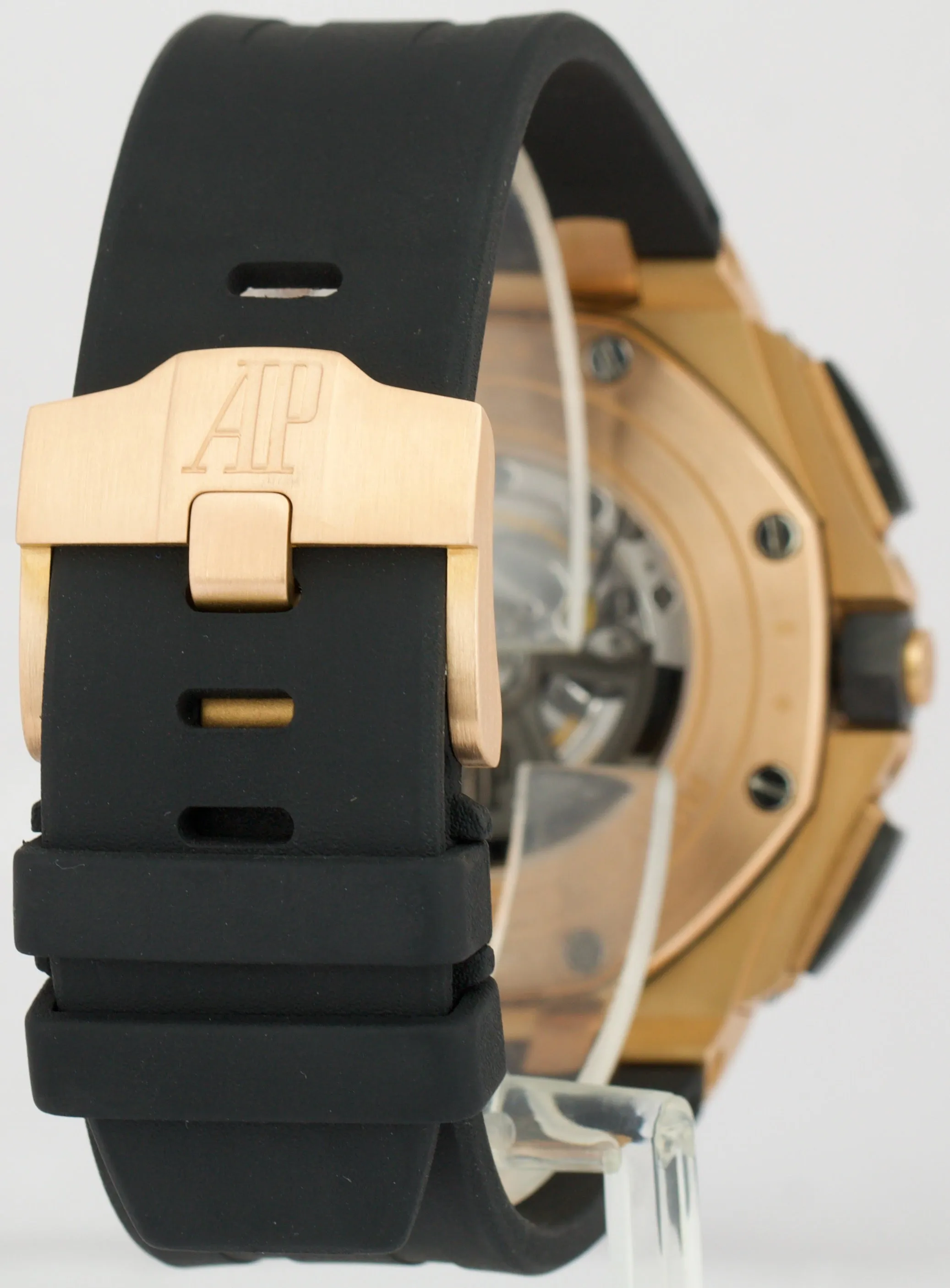 Audemars Piguet Royal Oak Offshore 18K Rose Gold BLACK Rubber 44mm 26401RO