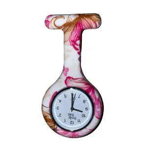 Autumn Silicone Flower Fob Watch