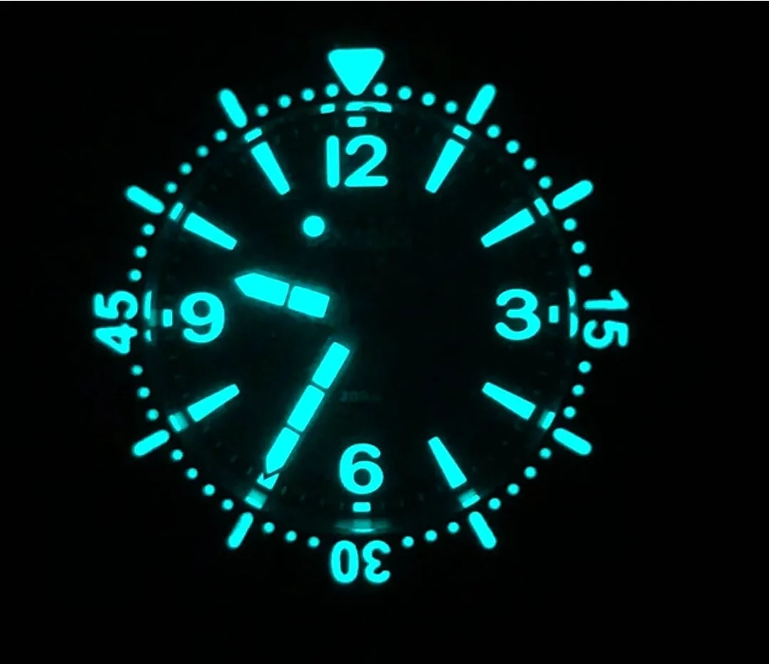 Benarus Bonito Dive Watch blue brushed