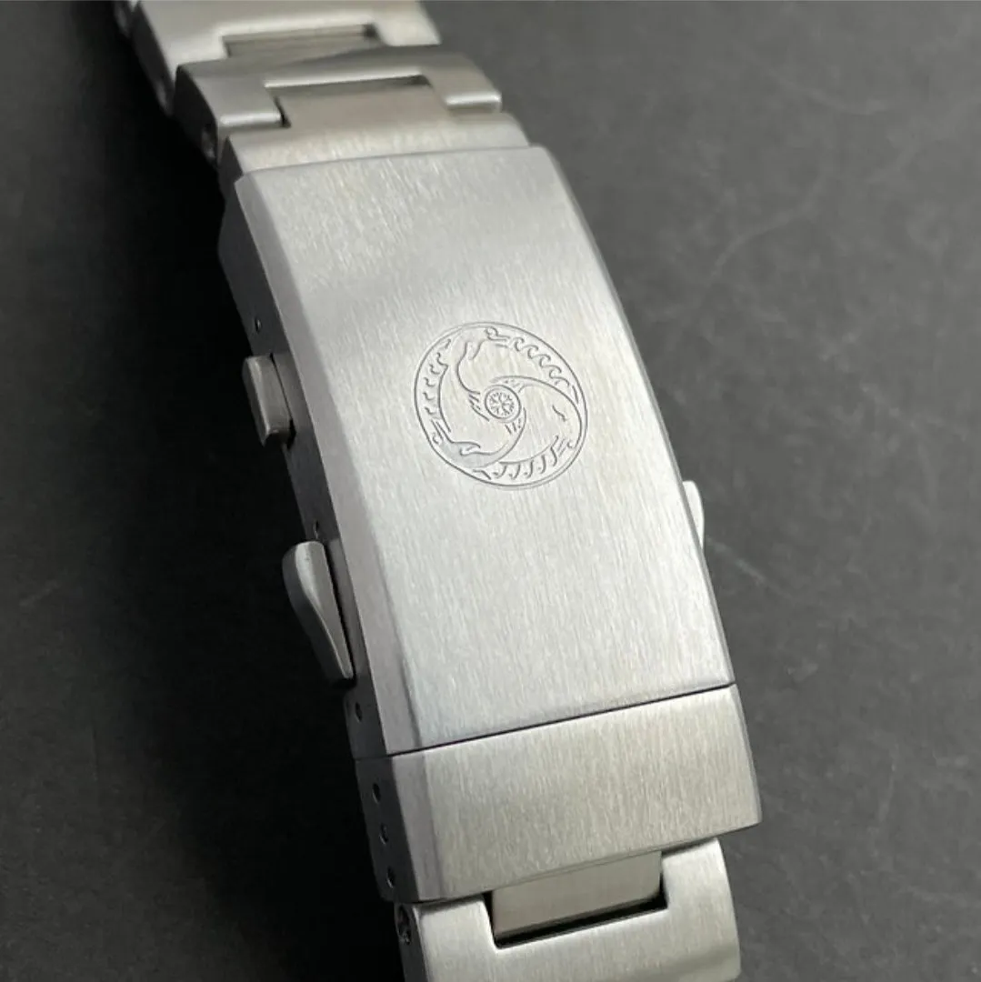 Benarus Moray Watch 40 steel blue dial numbers