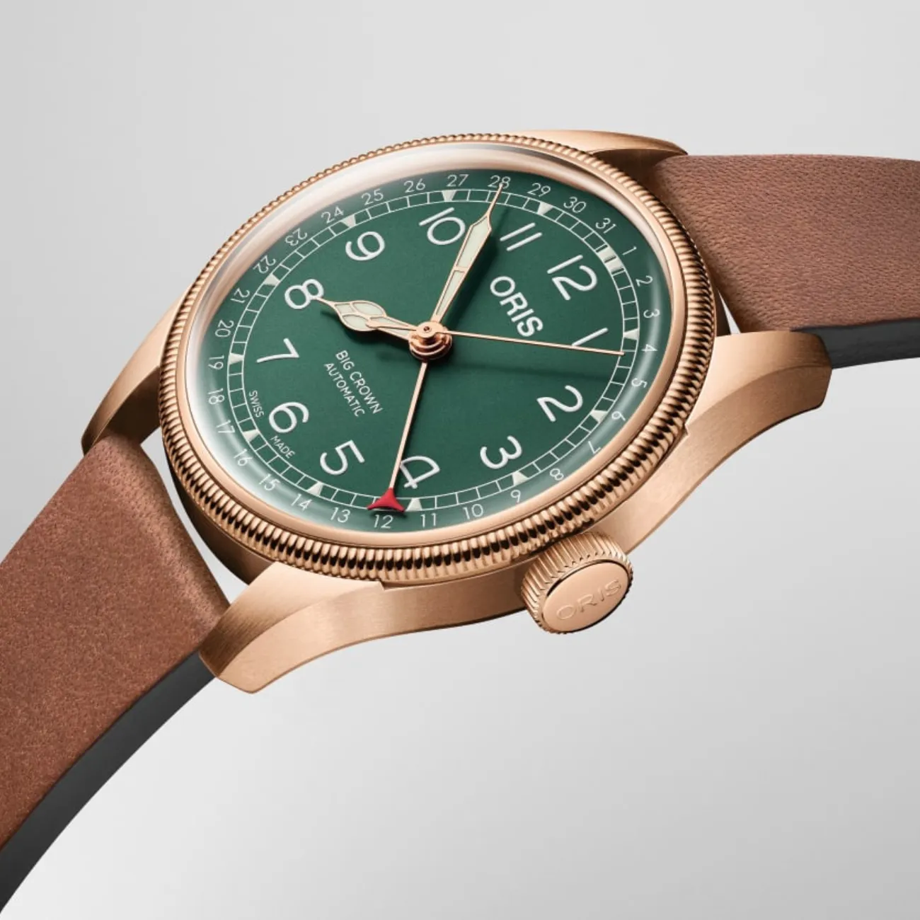 BIG CROWN BRONZE POINTER DATE - GREEN 80TH ANNIVERSARY EDITION