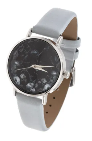 Blue Gray   Floral Watch
